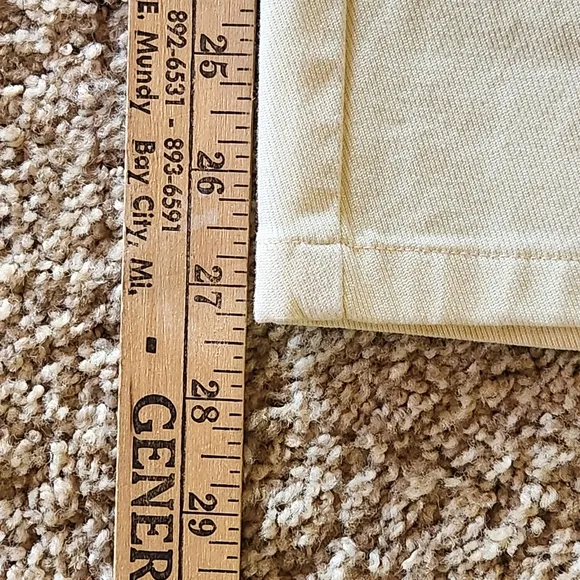 Escada Canary Yellow Straight Leg Jeans Size 40 or US 8