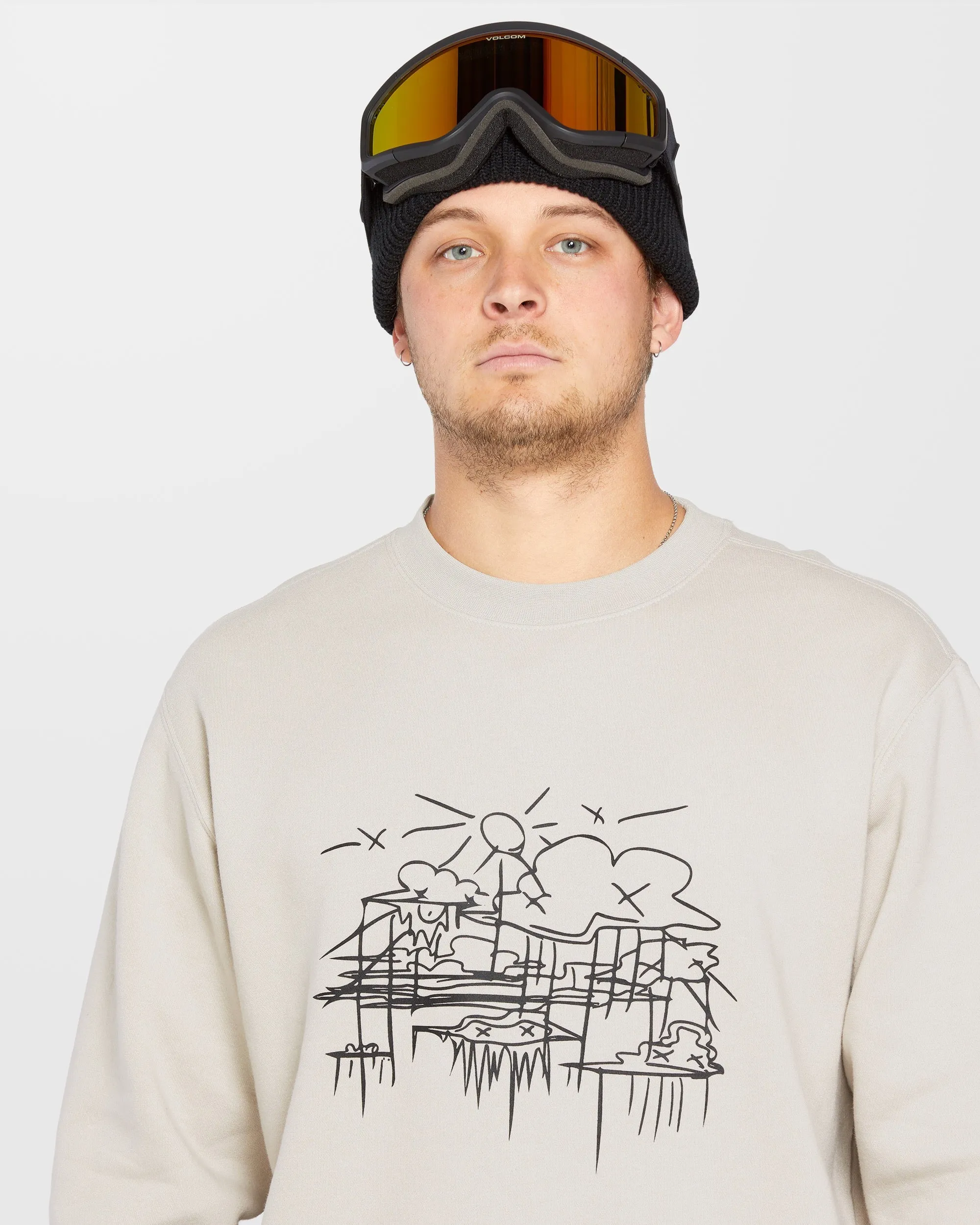 Essential Fleece Pullover - Stone
