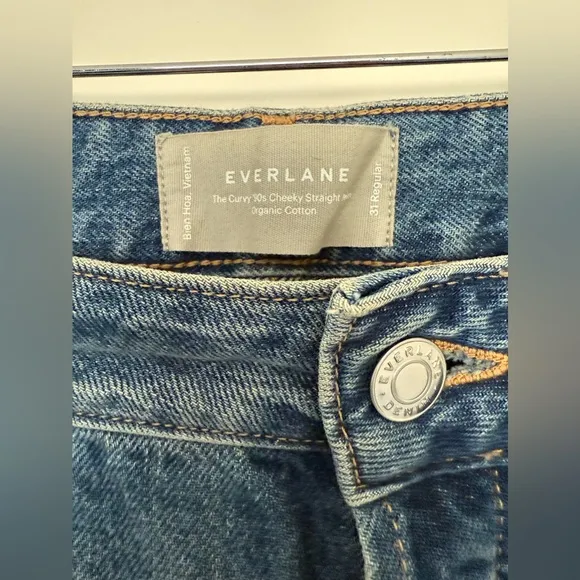 Everlane Curvy 90s Cheeky Straight Jeans - 31