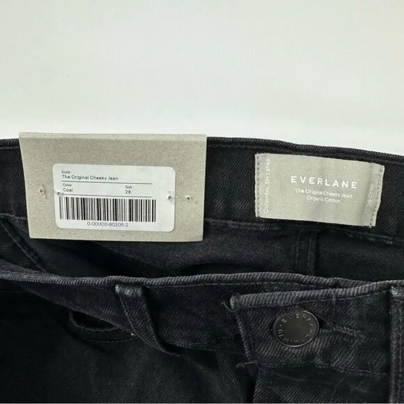 Everlane Women's NWT Coal The Original Cheeky Minimalist Jeans W28-30 Crop/L26.5