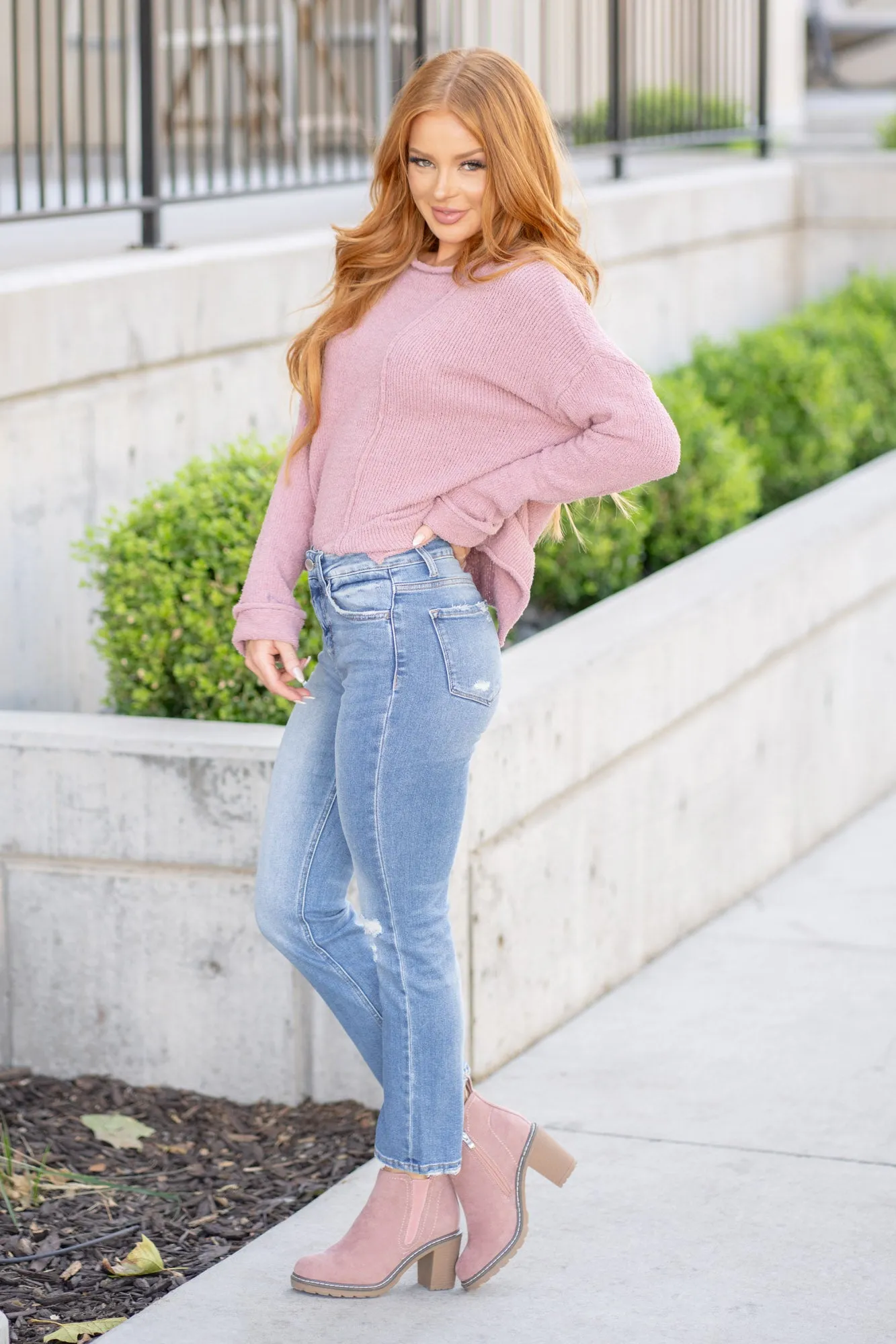 Excellent High Rise Slim Straight