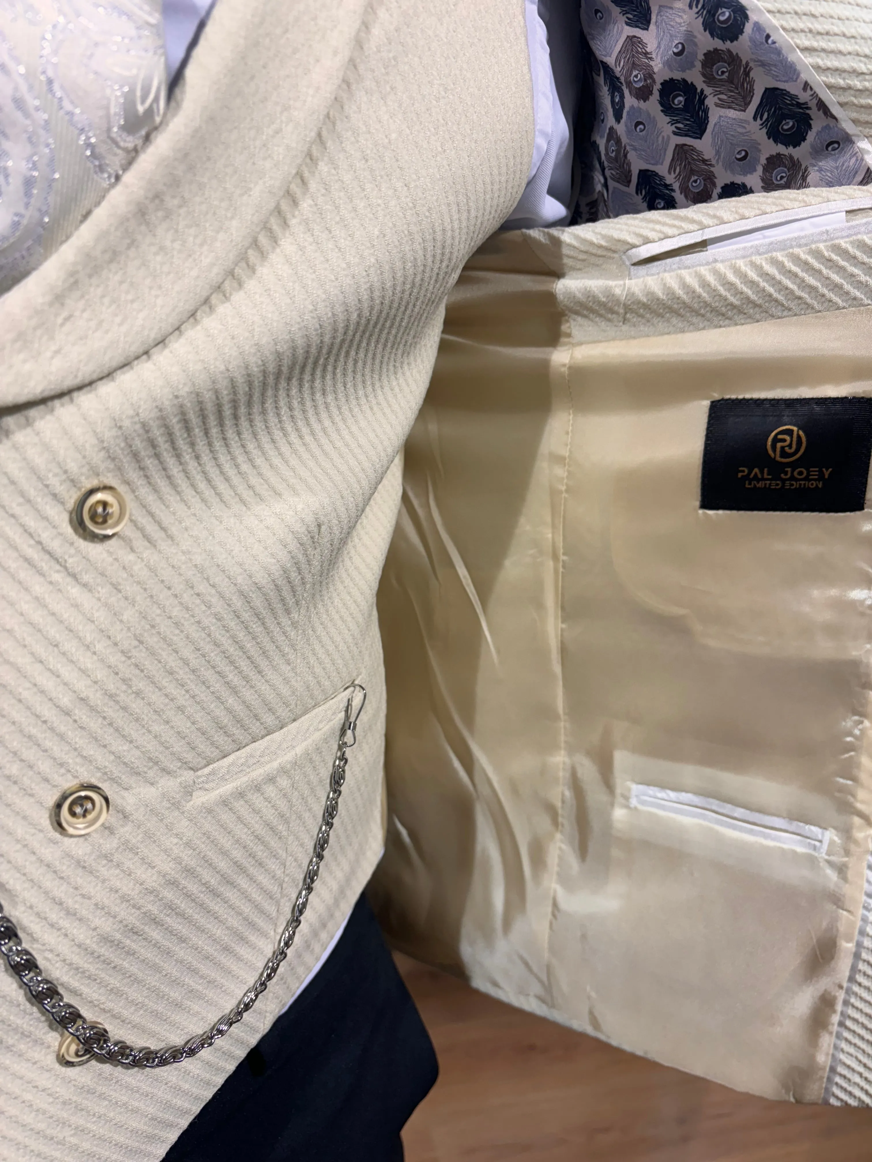 Farinelli - Cream 3 Piece Suit