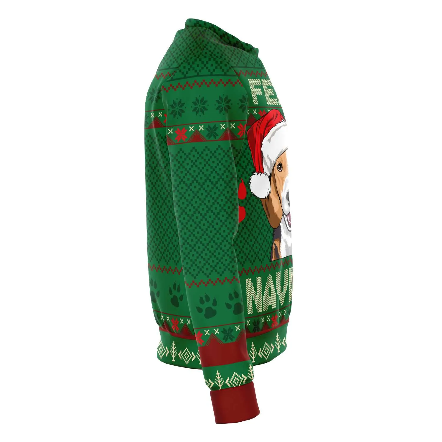 Feliz Navidog - Beagle - Athletic Sweatshirt
