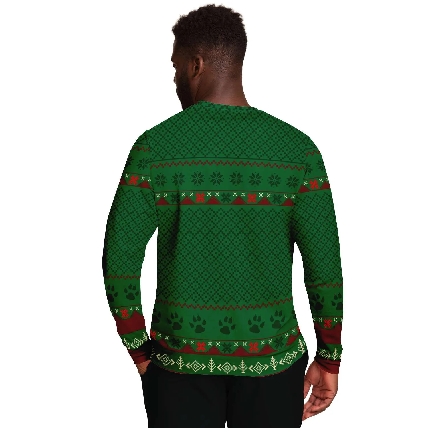Feliz Navidog - French Bulldog - Athletic Sweatshirt