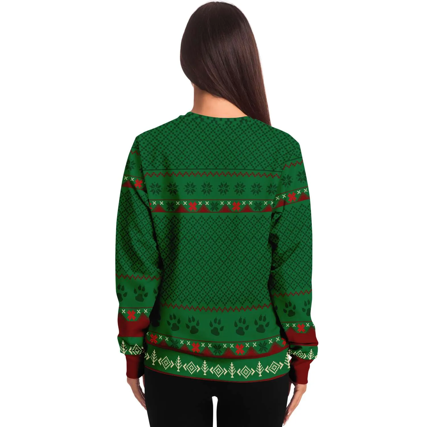 Feliz Navidog - French Bulldog - Athletic Sweatshirt