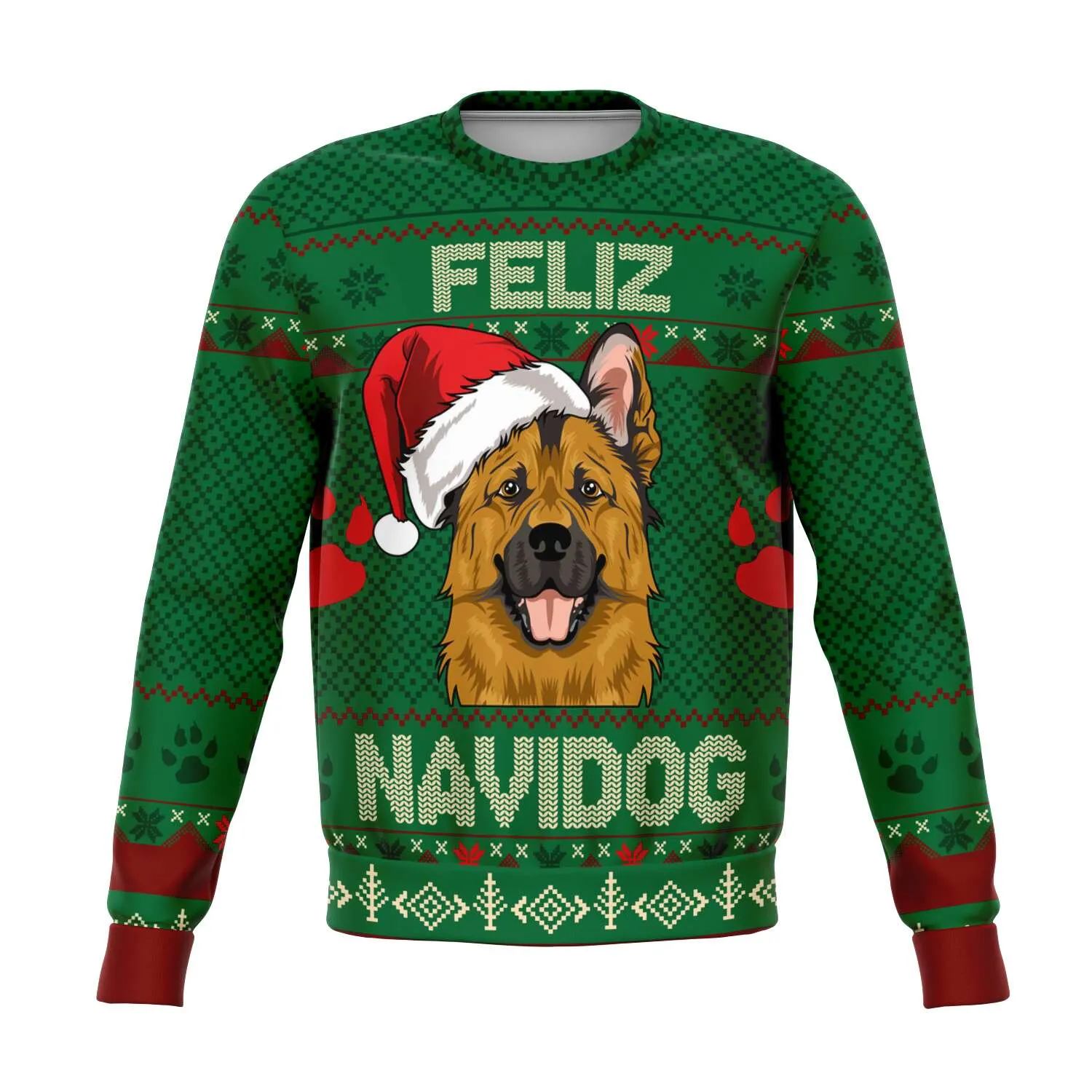 Feliz Navidog - German Shepherd