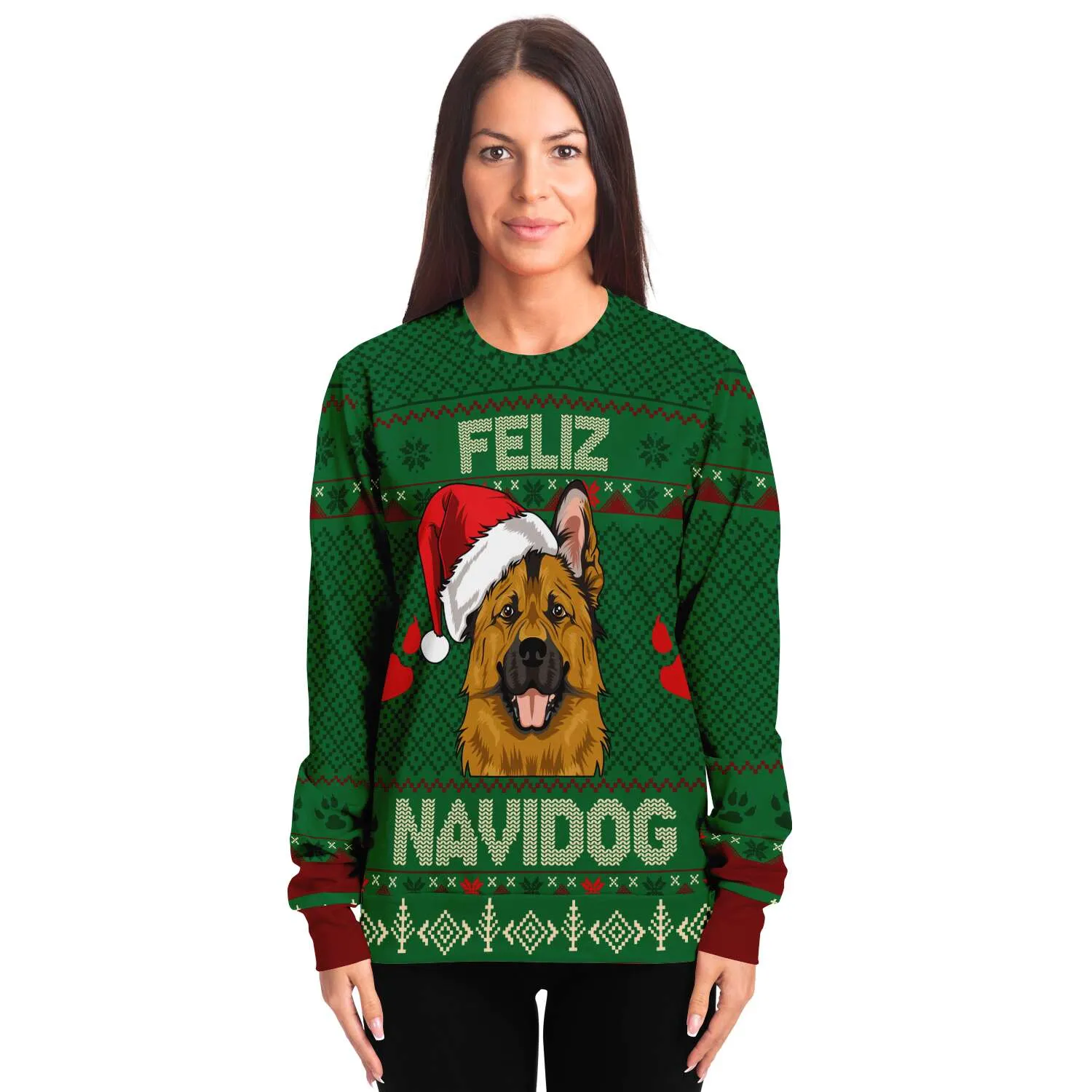 Feliz Navidog - German Shepherd