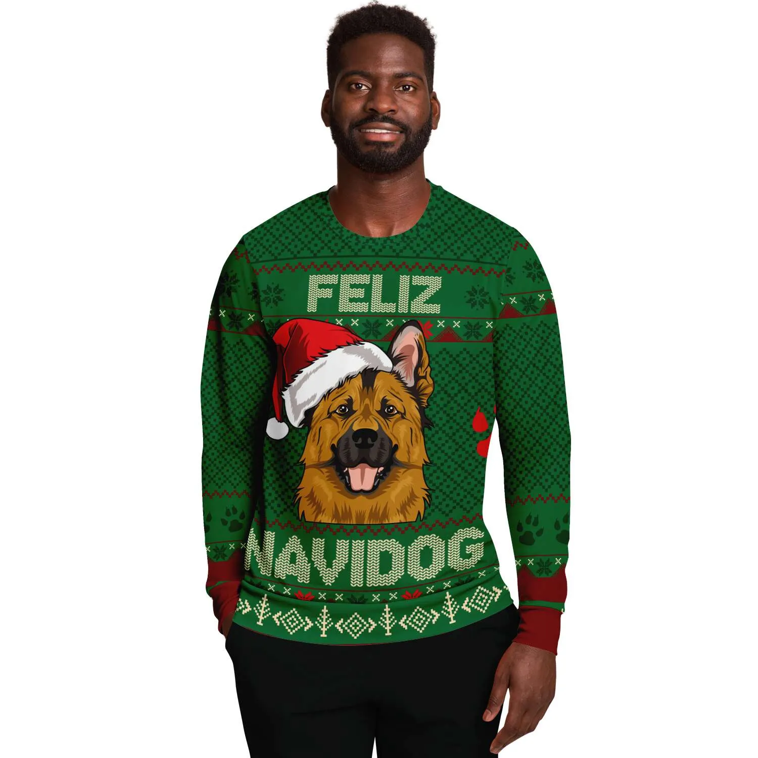 Feliz Navidog - German Shepherd