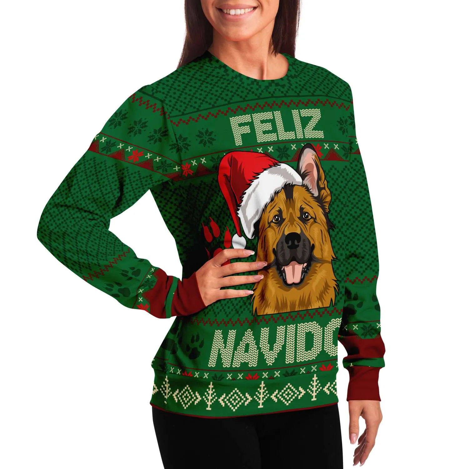 Feliz Navidog - German Shepherd
