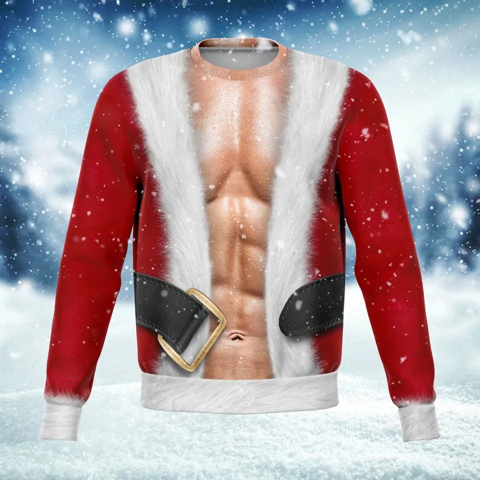 Fitness Santa Light Skin Sweatshirt