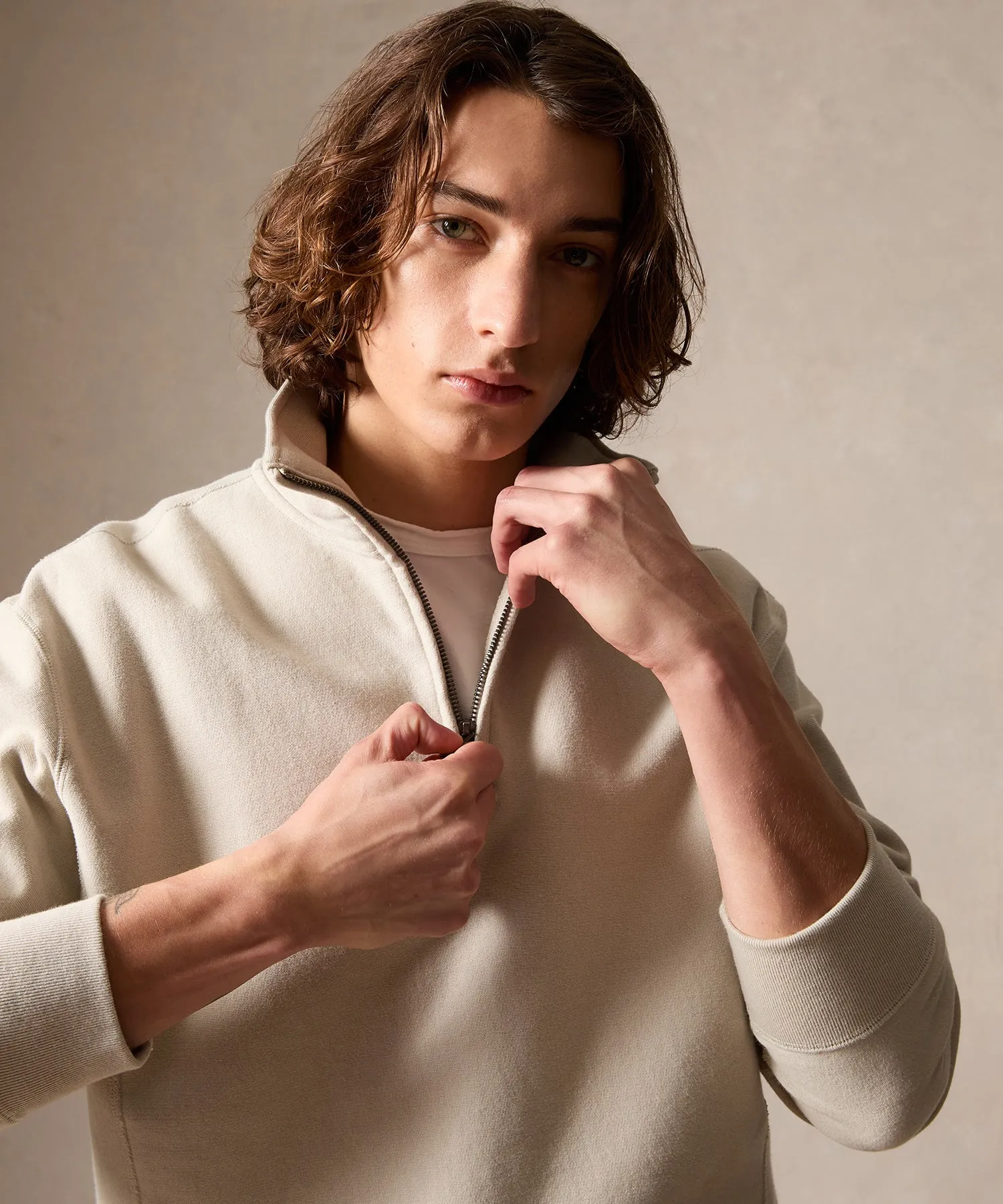 Fleece Quarter-Zip Sweatshirt