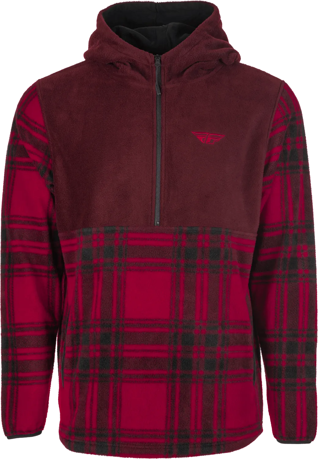FLY RACING 354-0022M Half Zip Pullover Hoodie