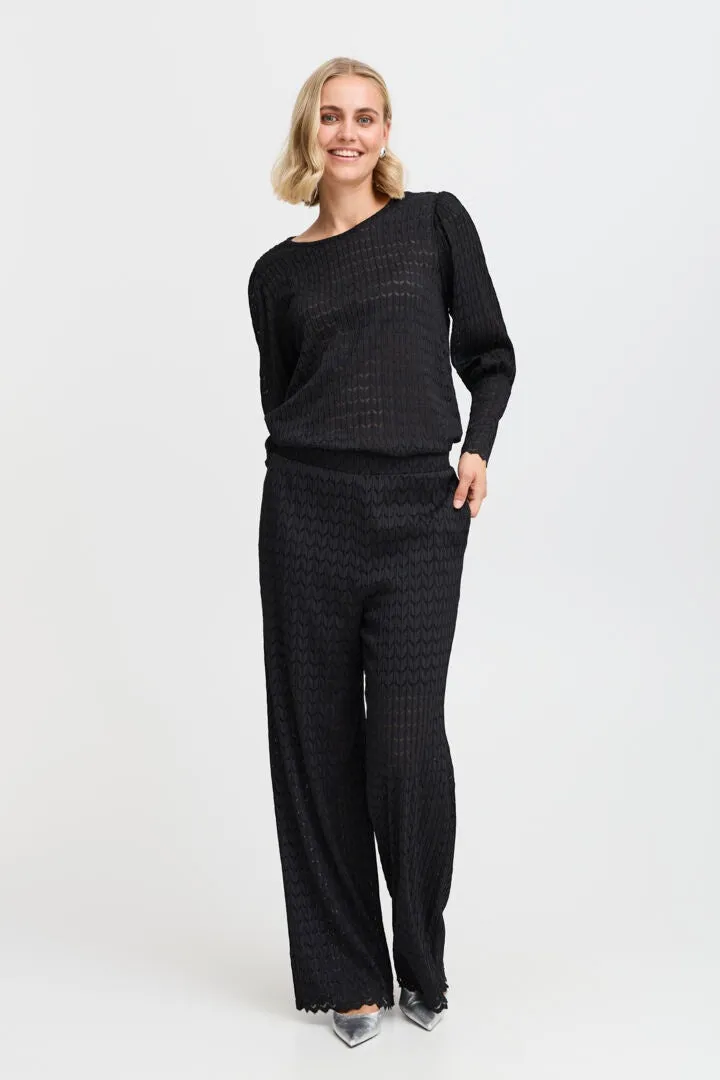 Fransa Chantal Trousers Black