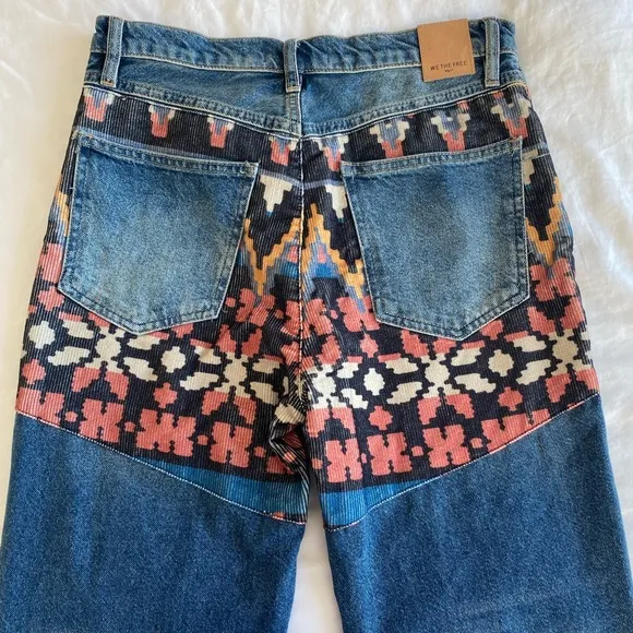 Free People Rocky Mountain Straight Leg Jeans