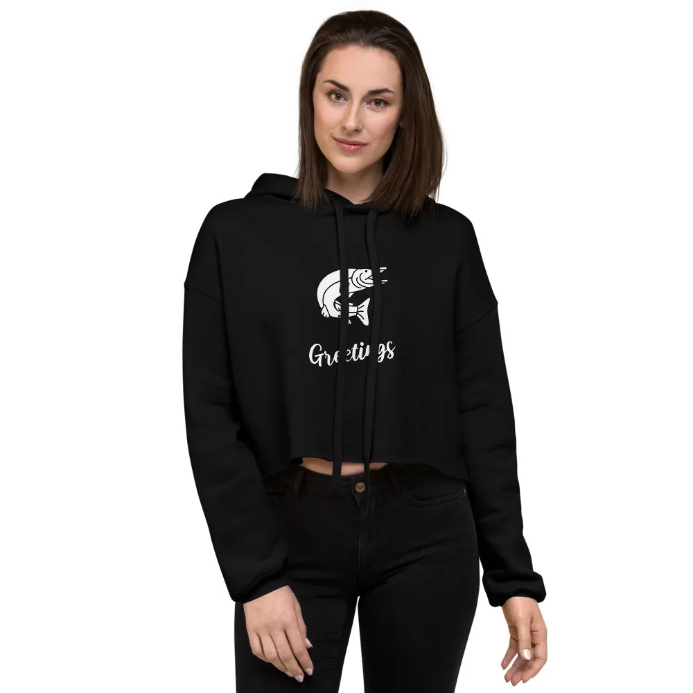 Friendly Fish Crop Hoodie