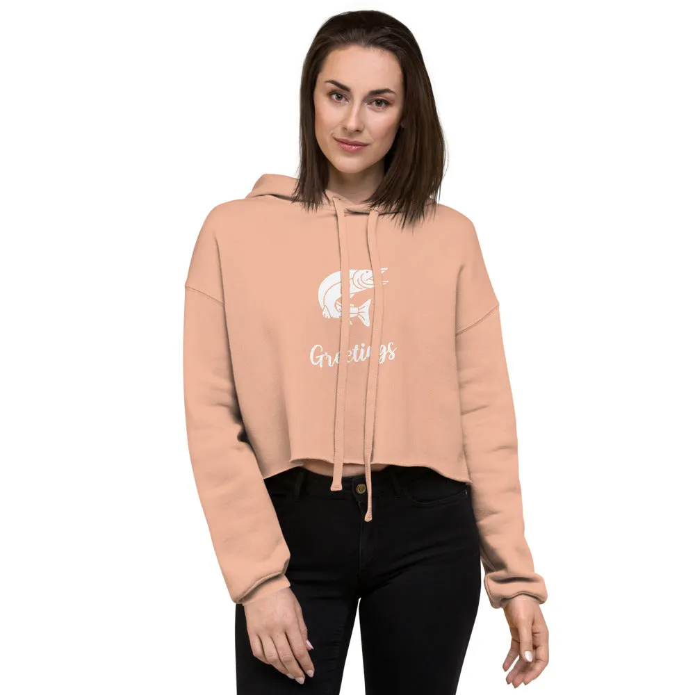 Friendly Fish Crop Hoodie