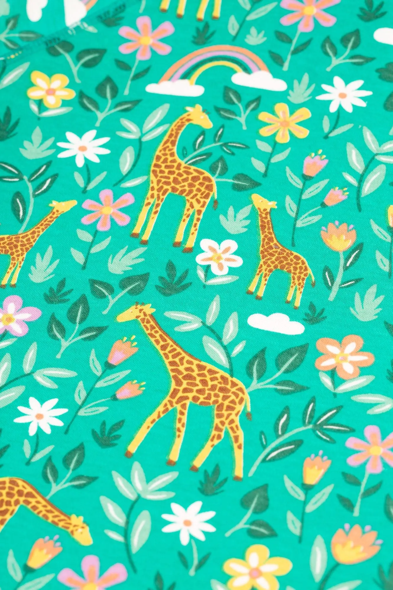 Frugi Snuggle Fleece 500030A4atog Giraffes