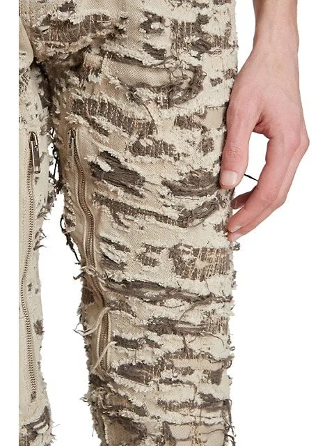 Givenchy Slim-Fit Slash Denim Trousers