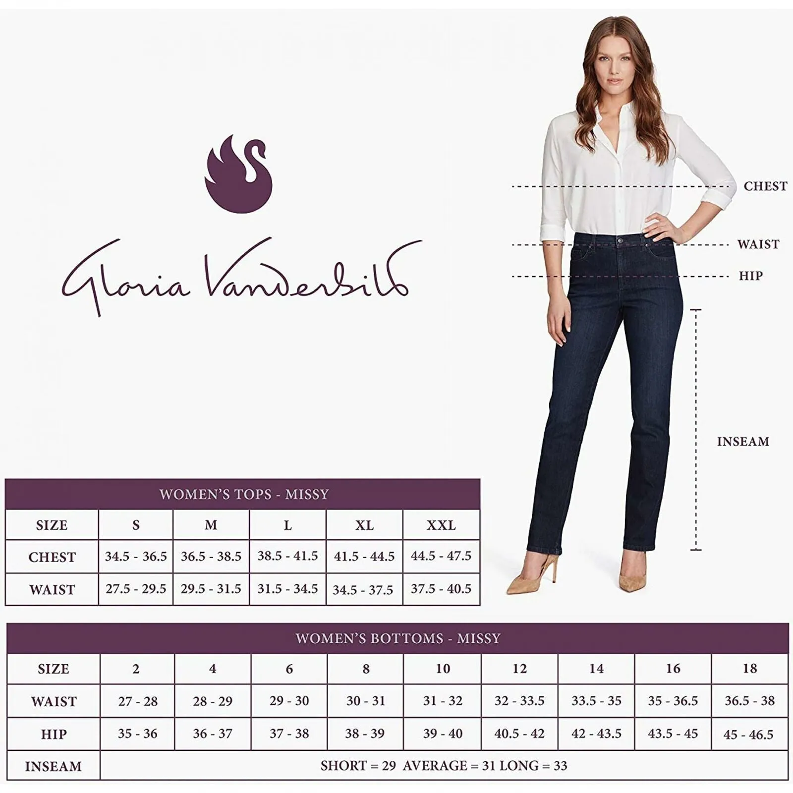 Gloria Vanderbilt Women's All Around Slimming Skimmer Jeans