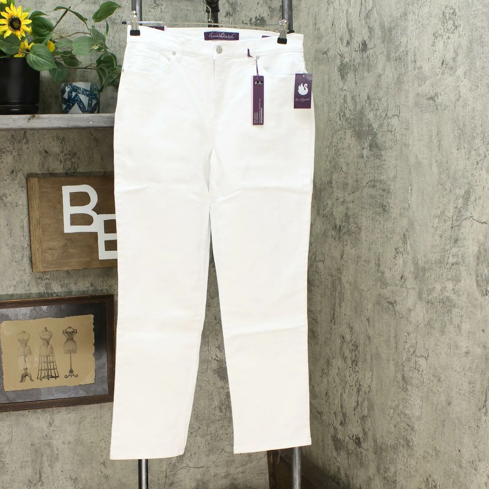 Gloria Vanderbilt Women's Classic Amanda High Rise Tapered Jeans