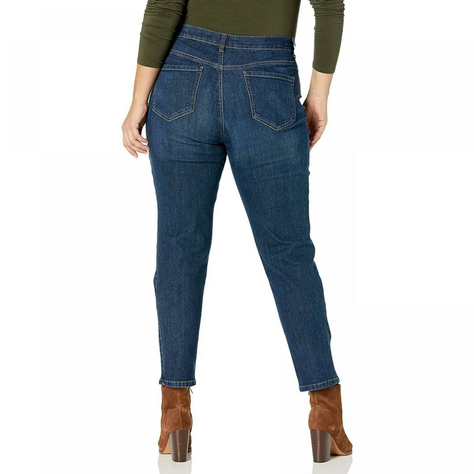 Gloria Vanderbilt Women's Classic Amanda High Rise Tapered Jeans