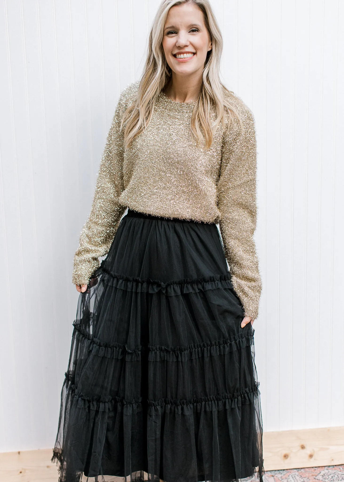 Golden Sparkles Sweater