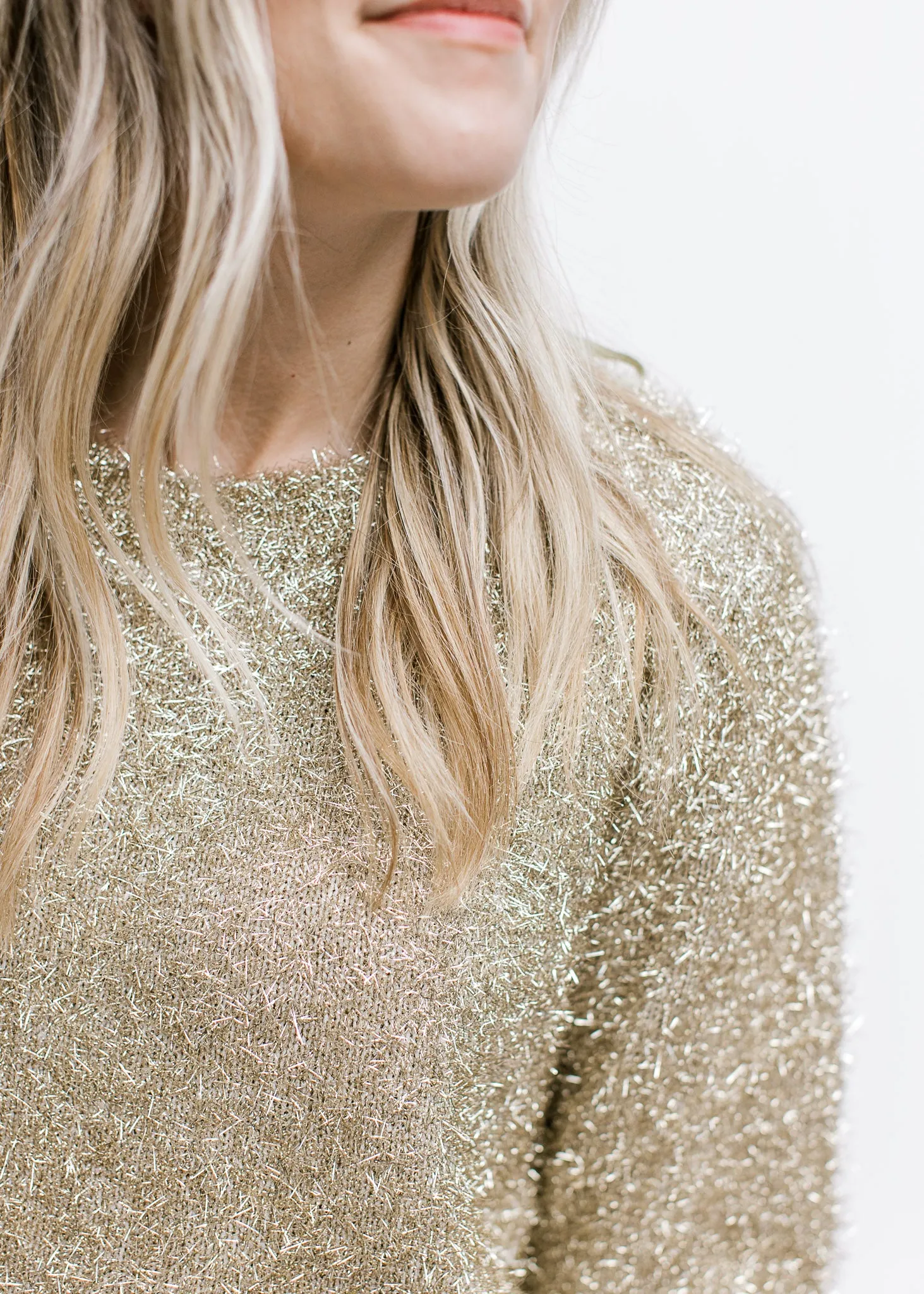 Golden Sparkles Sweater