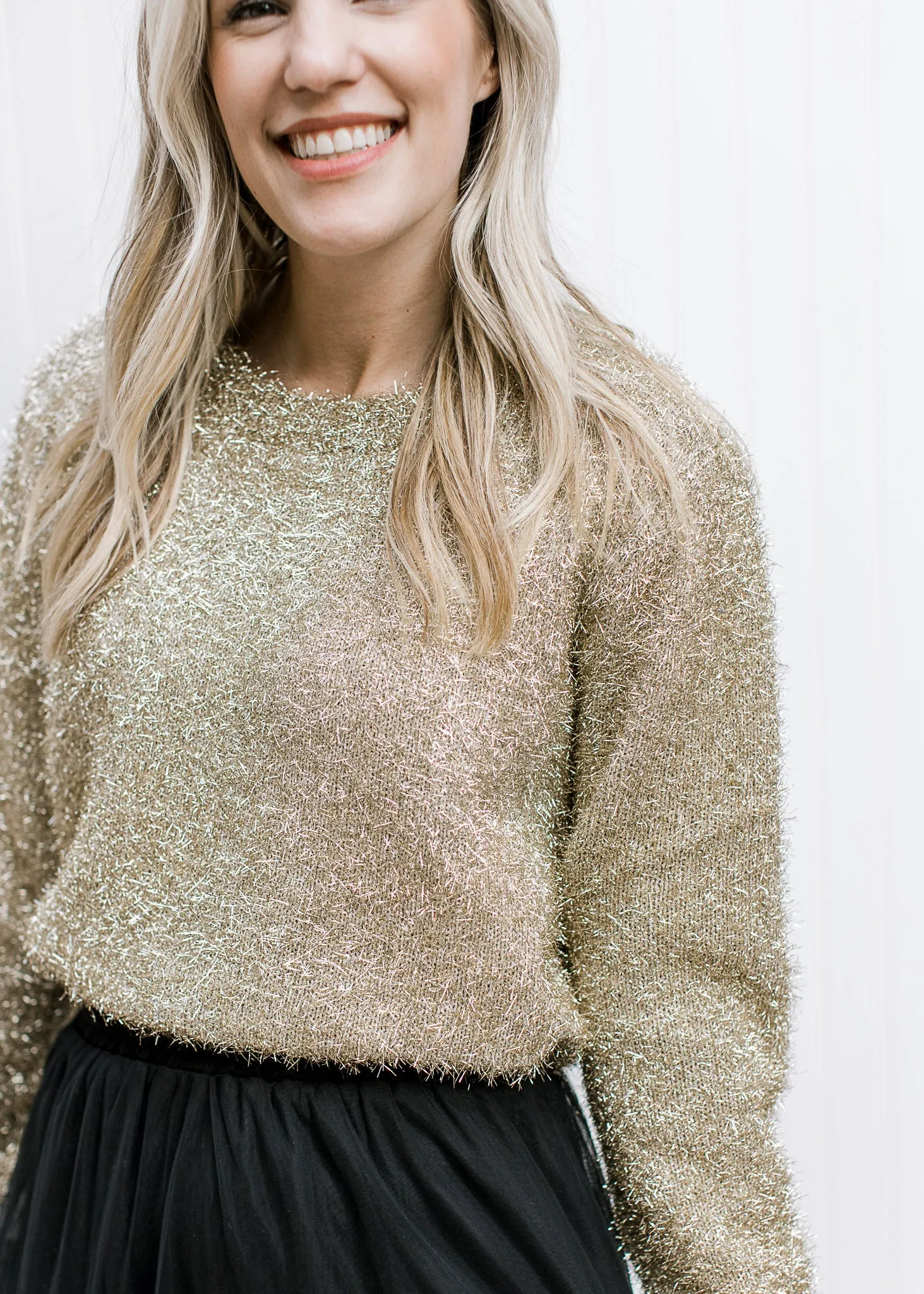 Golden Sparkles Sweater
