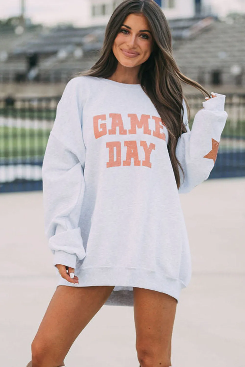 Grapefruit Orange Game Day Graphic Sweatshirt