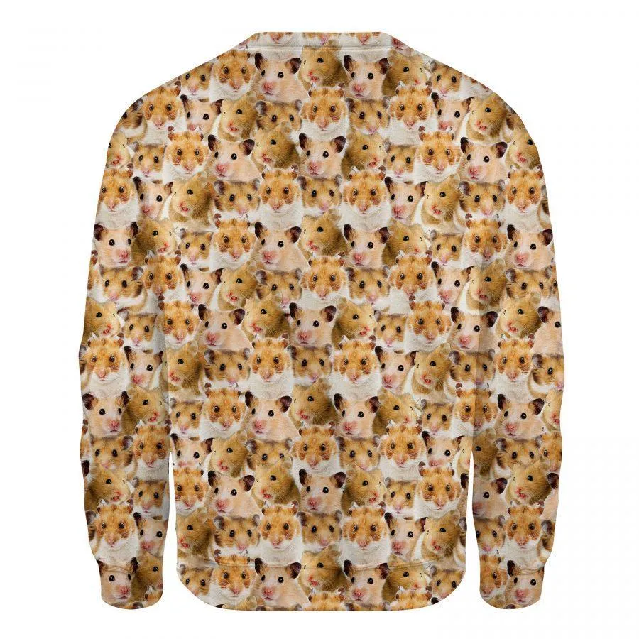 Hamster - Full Face - Premium Sweatshirt