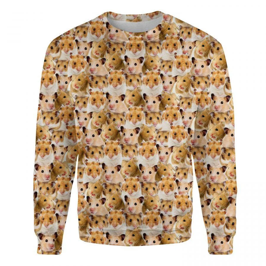 Hamster - Full Face - Premium Sweatshirt