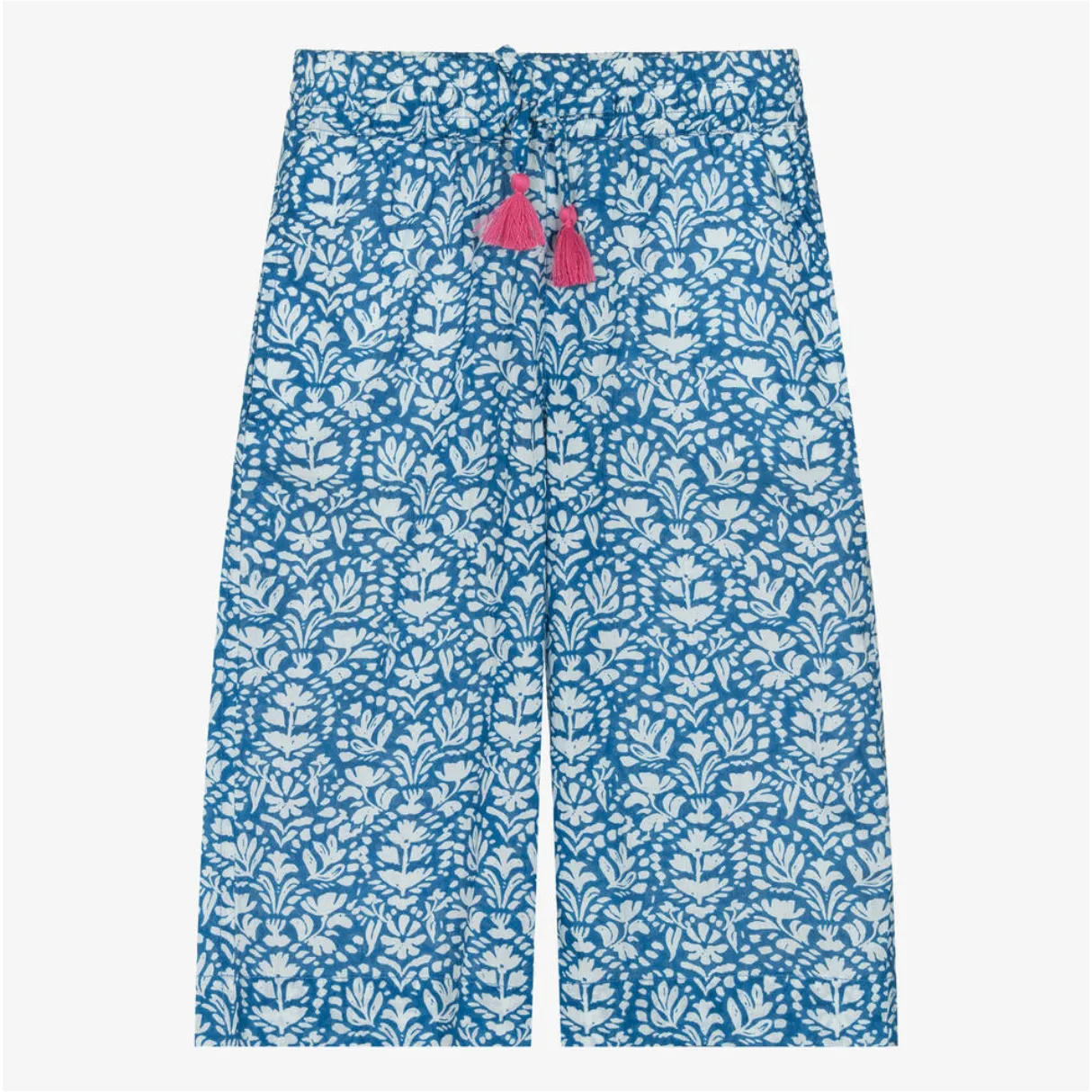 Hatley Floral Shibori Wide Leg Culottes