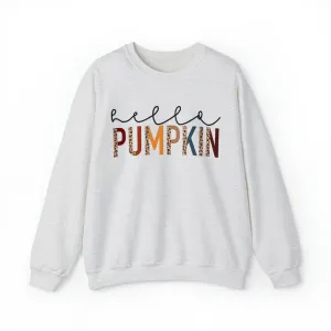 Hazel Blues® |  Hello Pumpkin Graphic Crewneck Sweatshirt