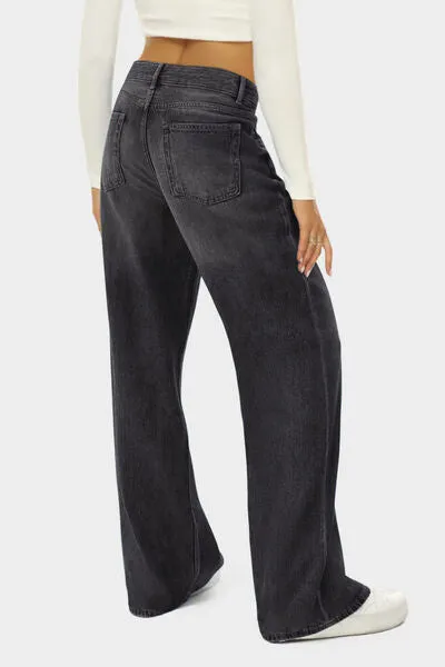 Hazel Blues® |  High Waist Wide Leg Jeans