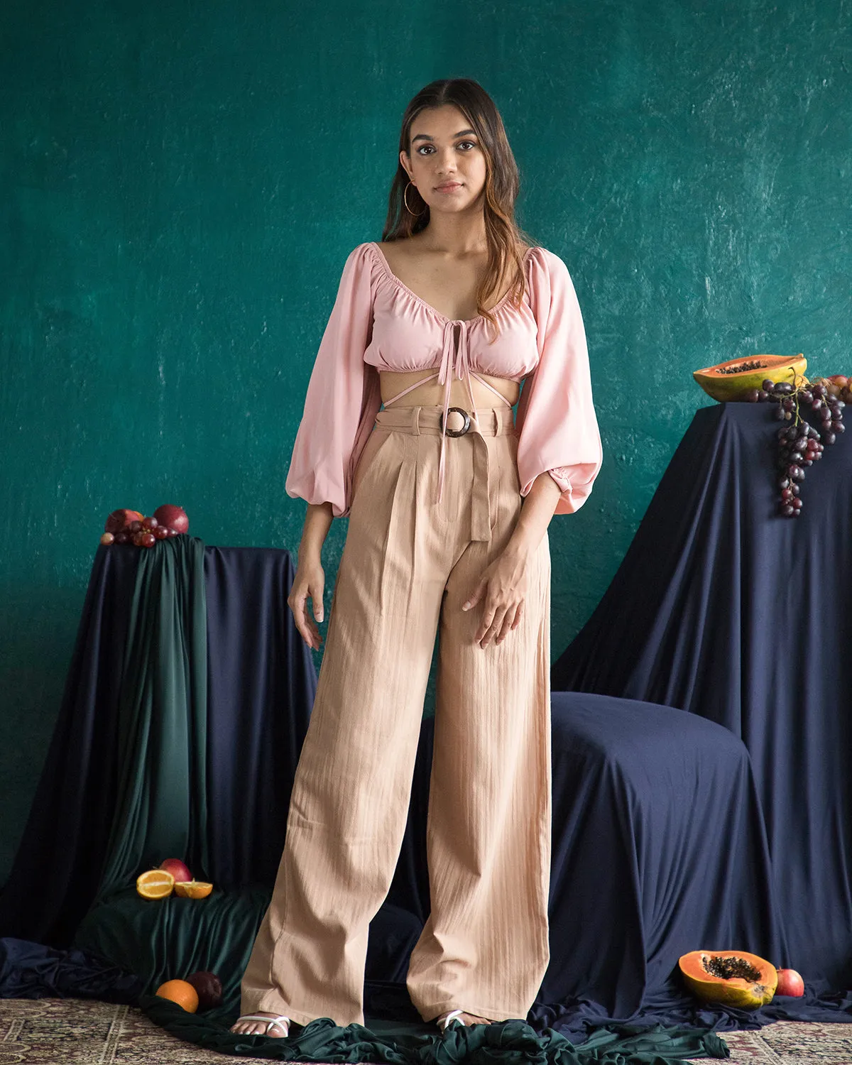 High Waist Wide Leg Pant