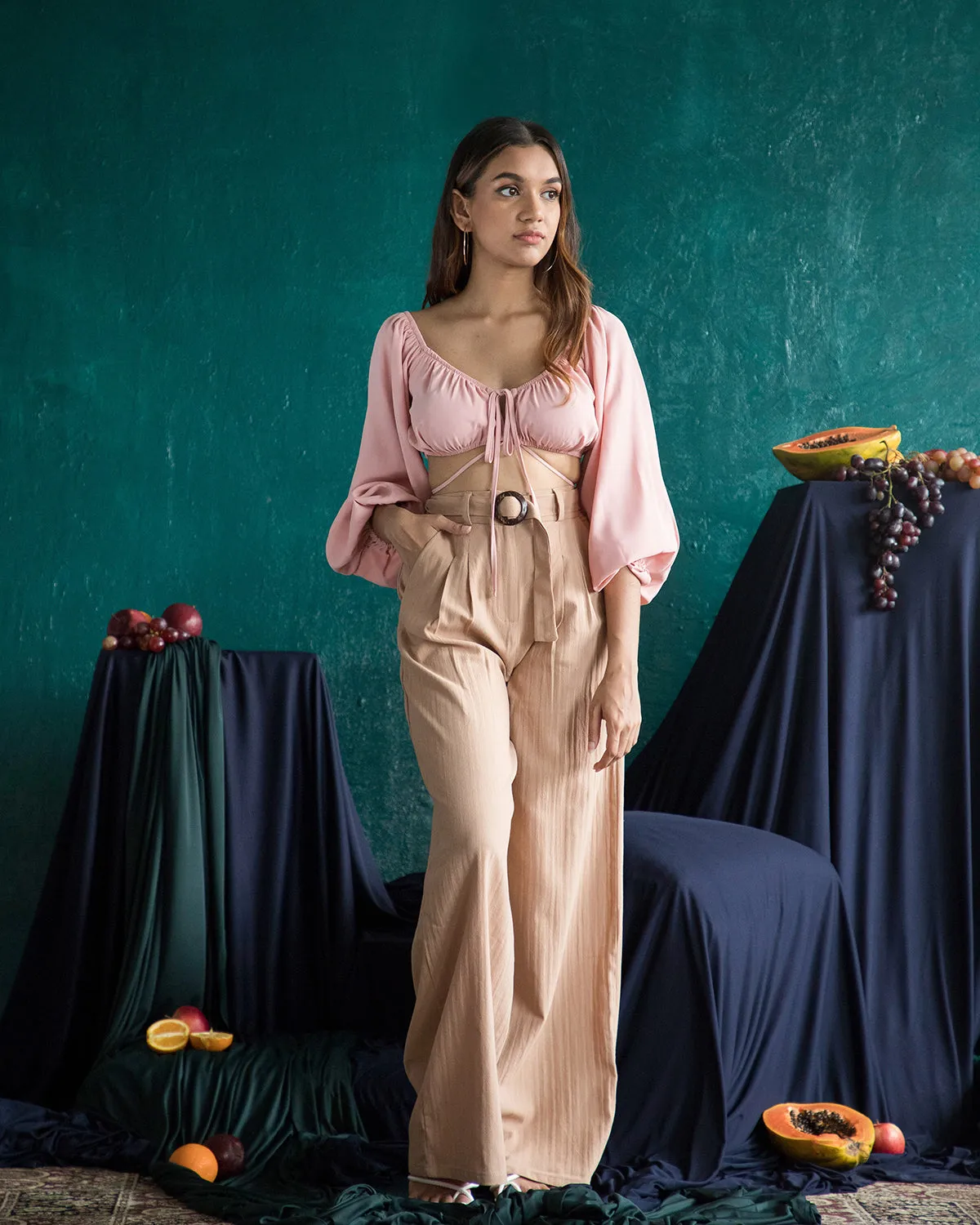 High Waist Wide Leg Pant