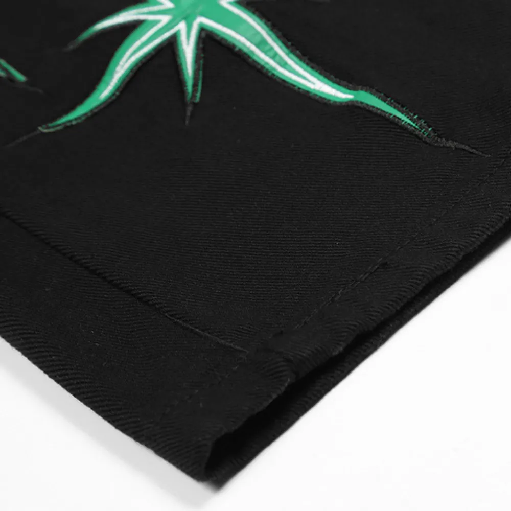 Hip Hop Star Graphic Straight Jeans