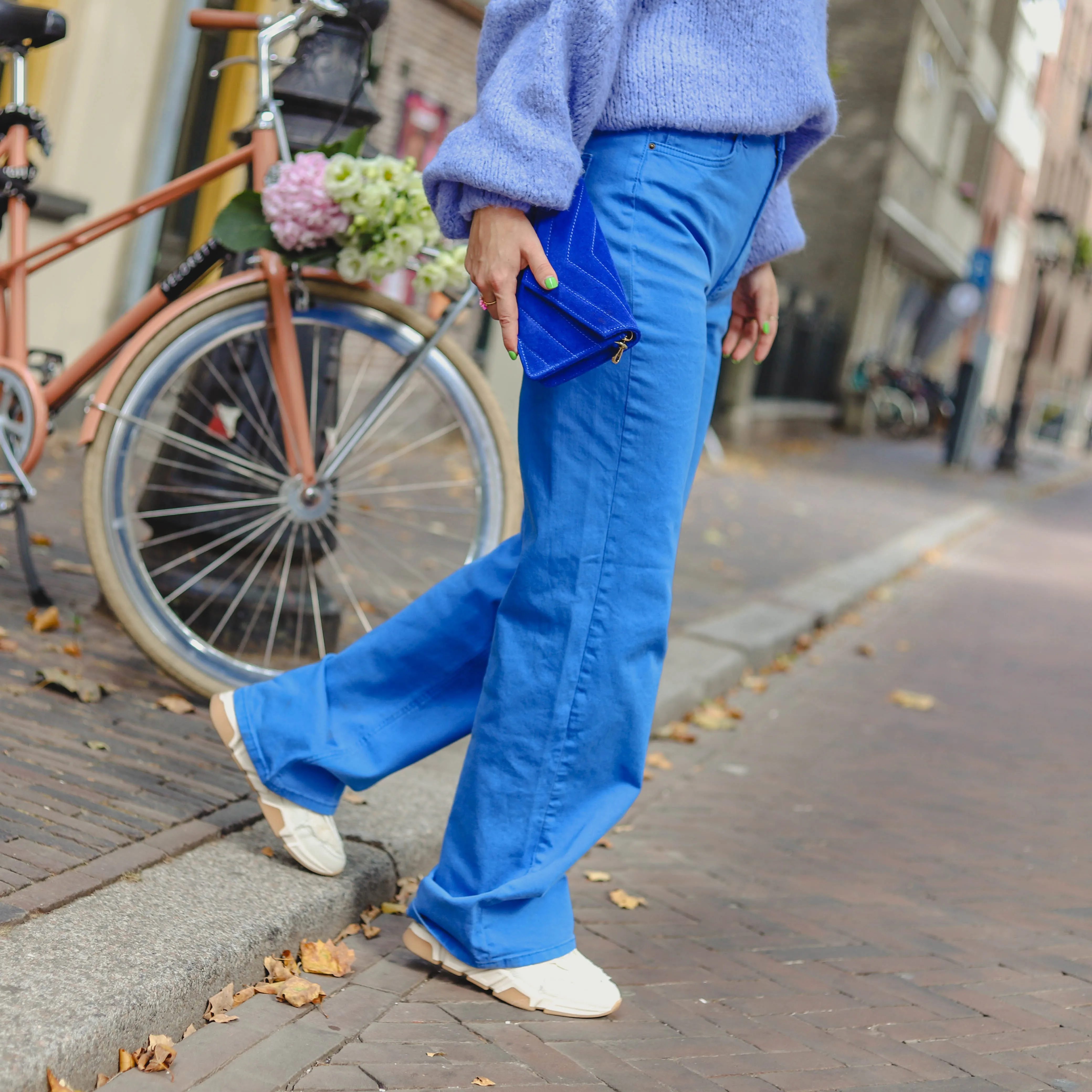 Holly ultra wide jeans blue