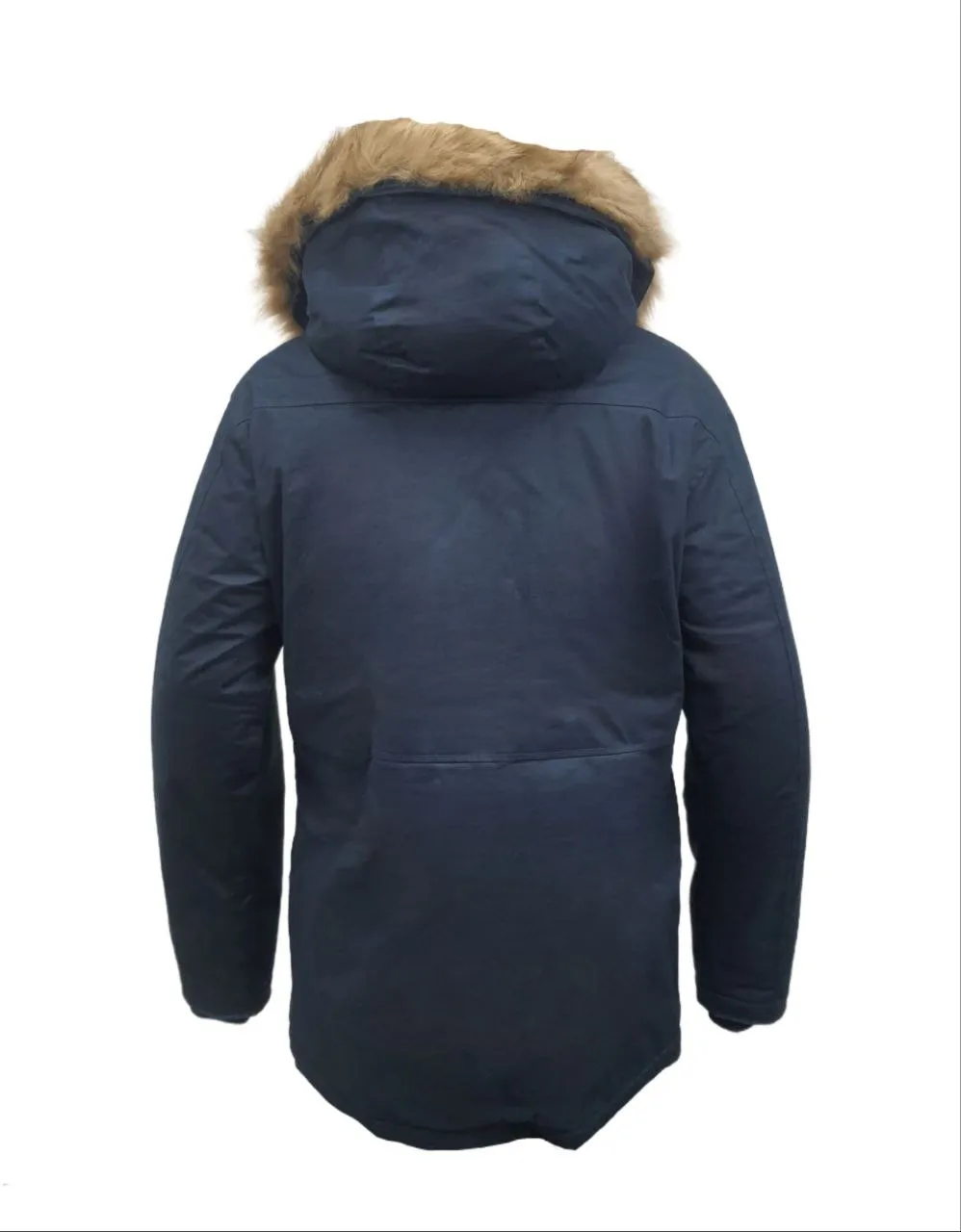 HoodLamb Men's Midnight Blue Hemp Nordic Parka 420 MWJ009 Small NWT