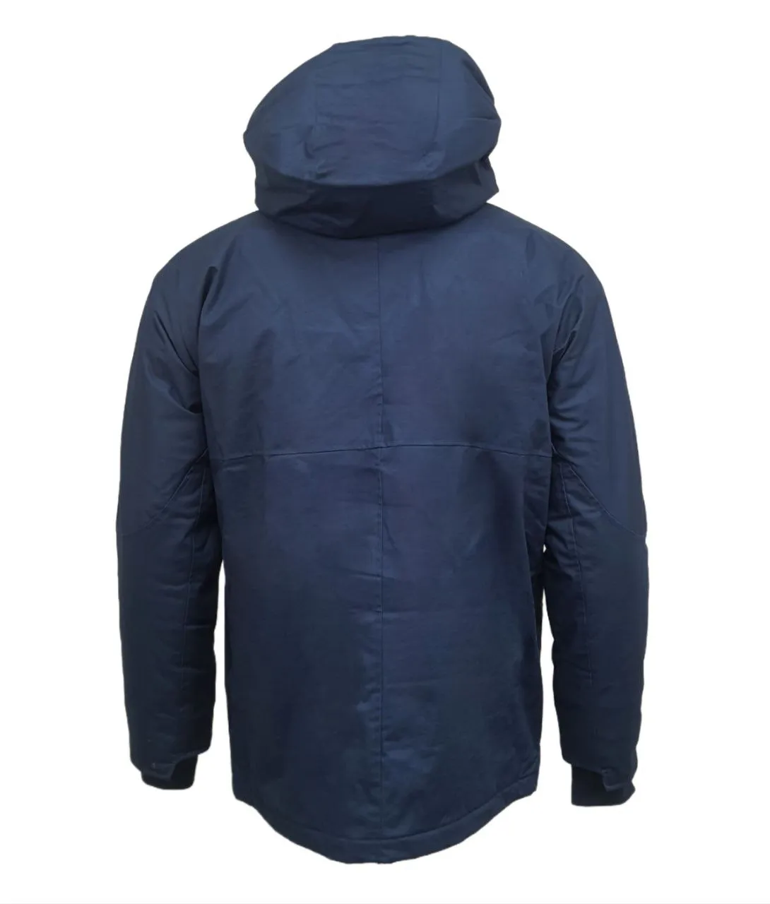 HoodLamb Men's Navy Hemp Short Hooded Parka 420 W19MWJ001 NWT