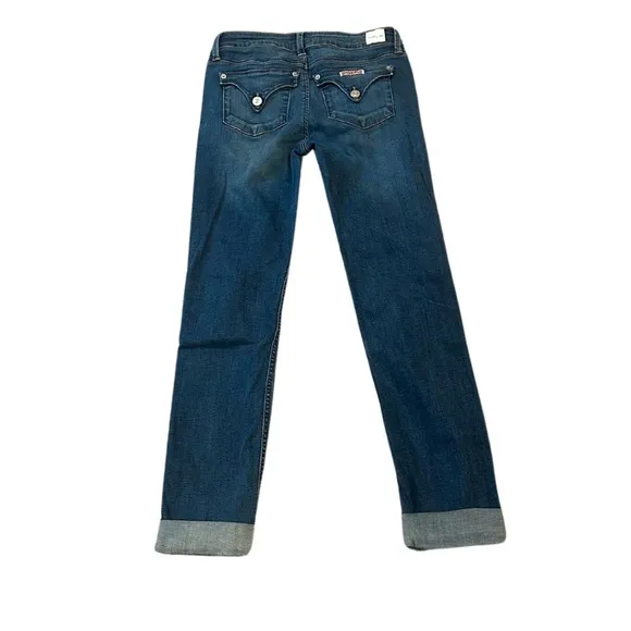 Hudson Bacara Straight Flood Cuff Jeans | Medium Dark Blue | NWOT | Size 26