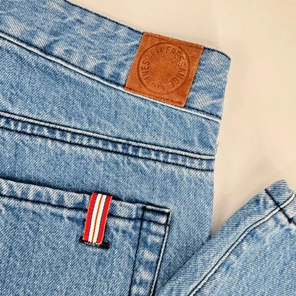 Ines De La Fressage High Rise Straight Luna Jeans Blue Size 27