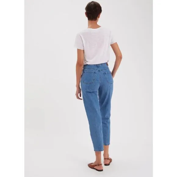Ines De La Fressage High Rise Straight Luna Jeans Blue Size 27
