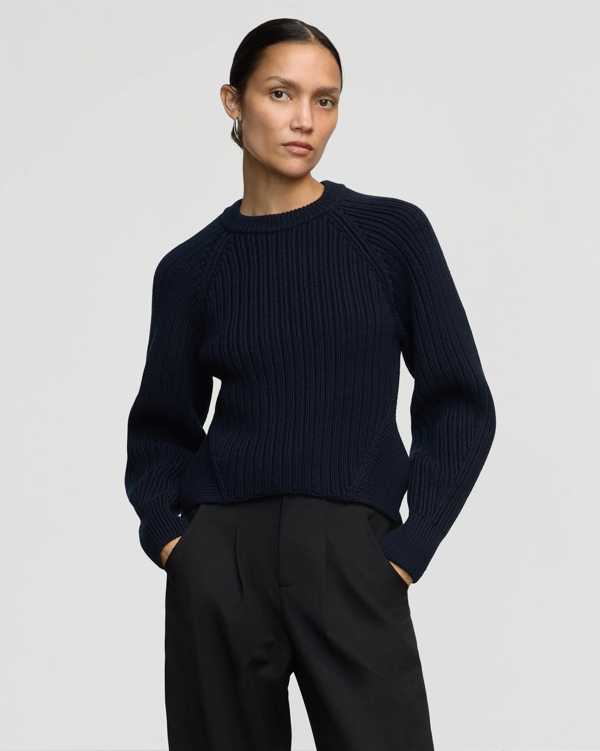 Iona Organic Cotton Cropped Sweater
