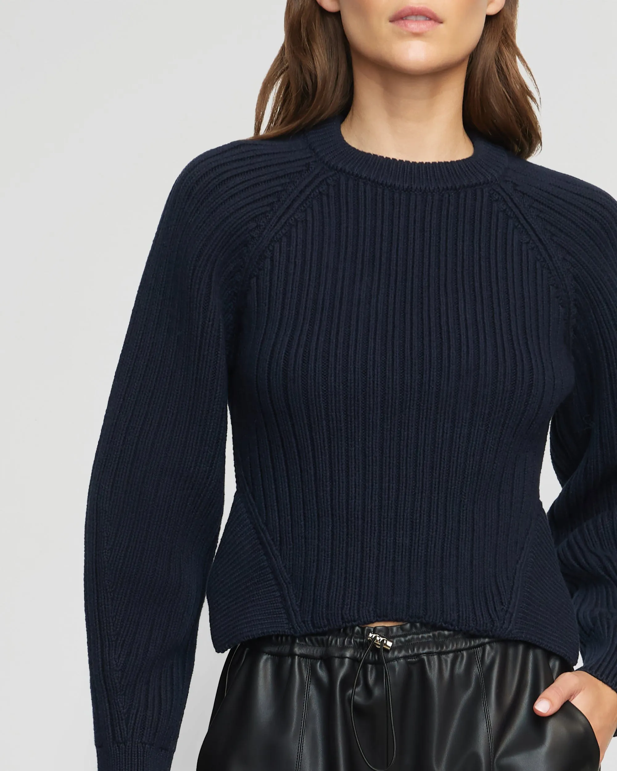 Iona Organic Cotton Cropped Sweater