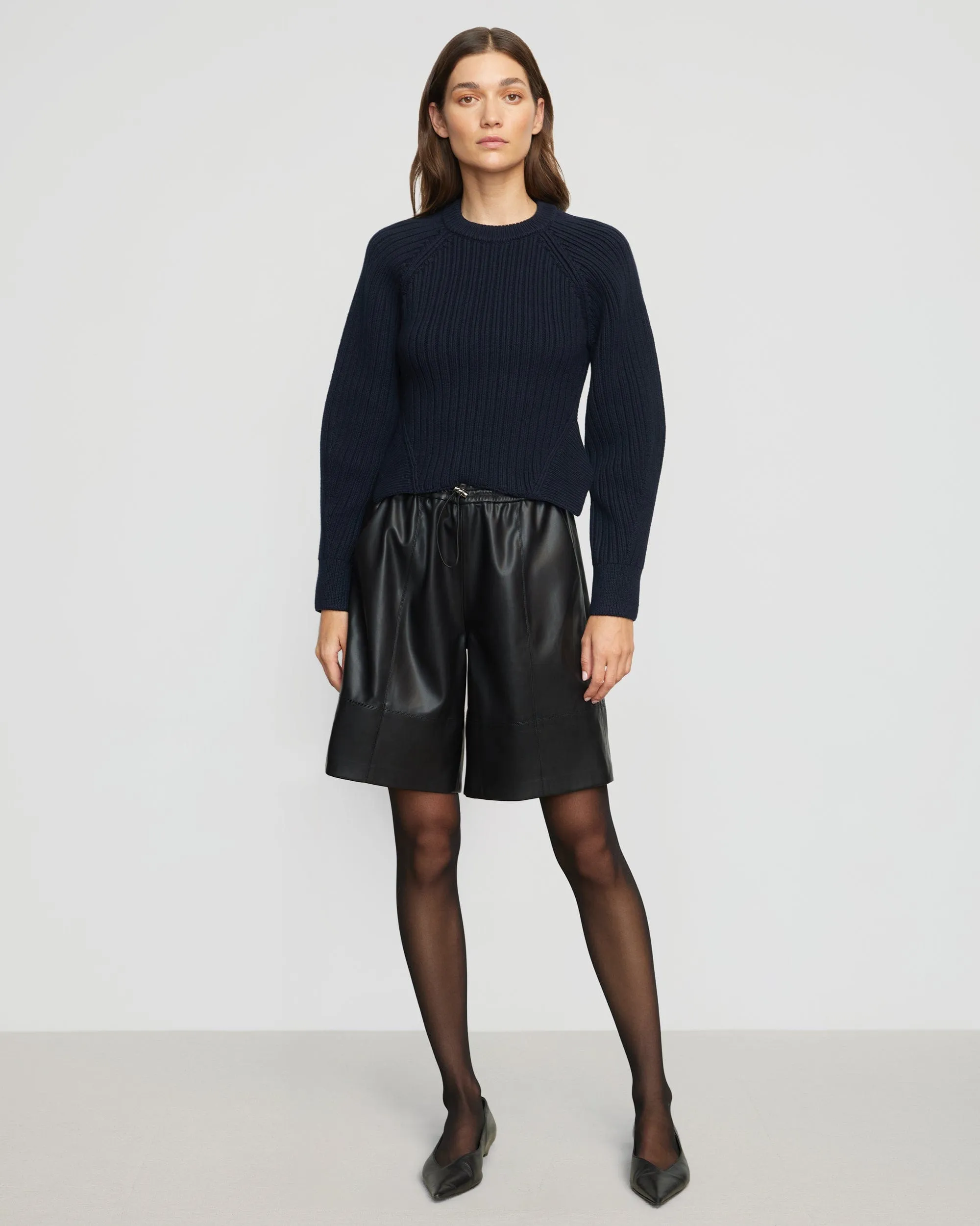 Iona Organic Cotton Cropped Sweater