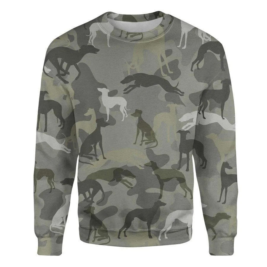 Italian Greyhound - Camo - Premium Sweatshirt