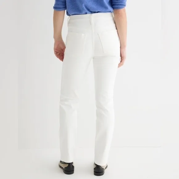J. Crew 9&quot; Vintage Slim-straight Jean in White Wash Size 25T