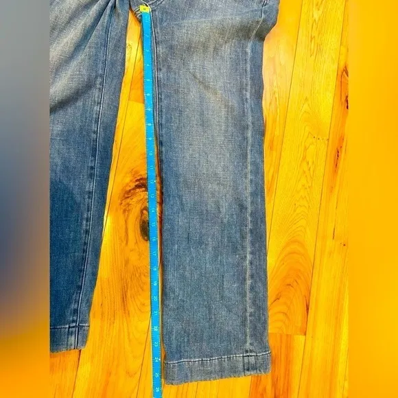 J Crew Women’s Paper Bag Waist High Rise Straight Leg Jeans Size 0 00 24 XS