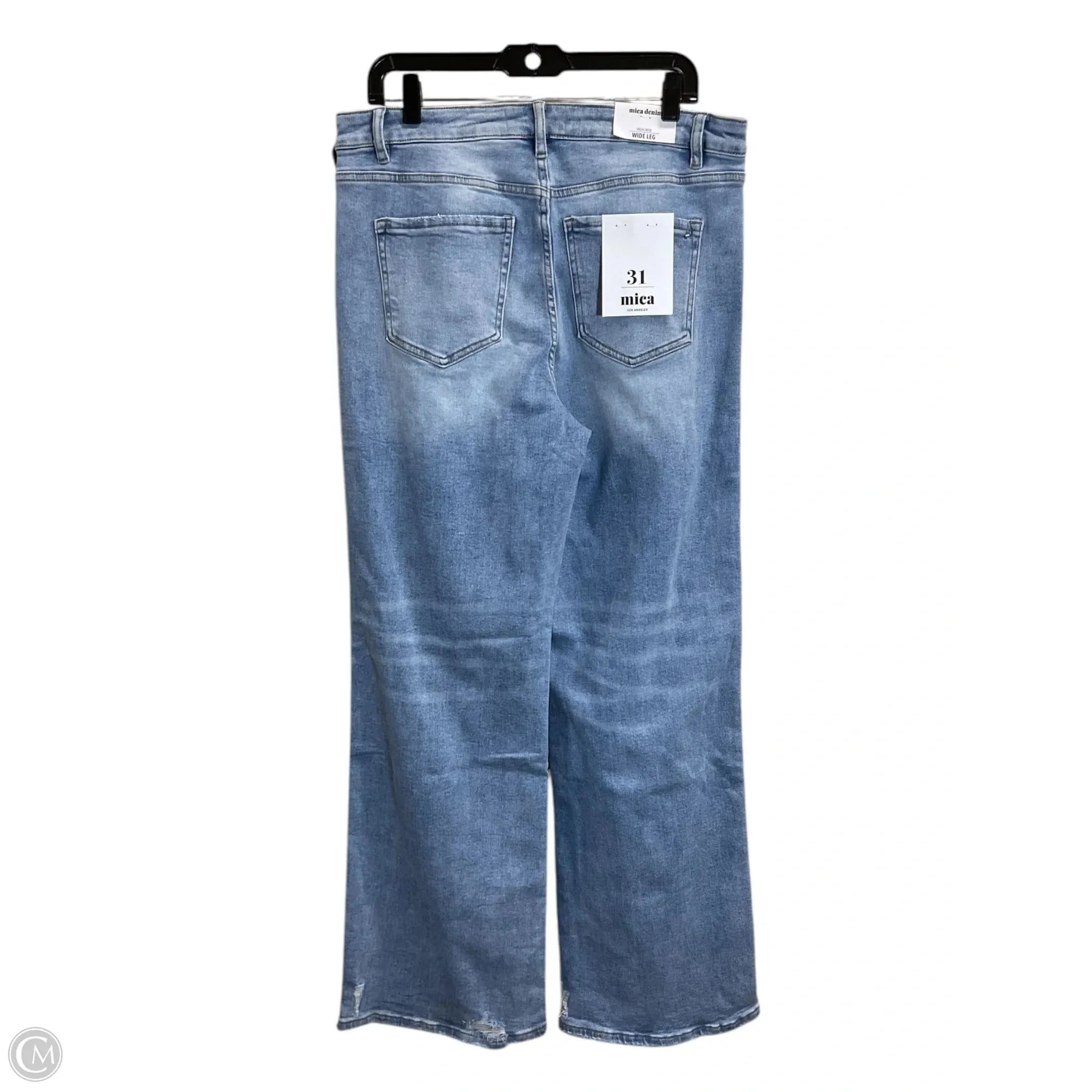 Jeans Wide Leg By Cmc In Blue Denim, Size: 12